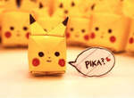 來!今天教你怎麼摺皮卡丘Pika Pika。◕‿◕。 來!今天教你怎麼摺皮卡丘Pika Pika。◕‿◕。