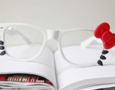 萌到爆表的我是貓貓眼鏡！喵～