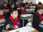 北韓小學生畫的北韓現實生活 北韓小學生畫的北韓現實生活
