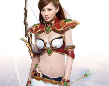 安心亞 化身女神射手 COS就是狠好看
