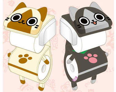 驚！我家的廁所有黑貓白貓出沒！！！