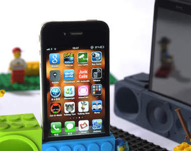 iPhone 樂高手機座