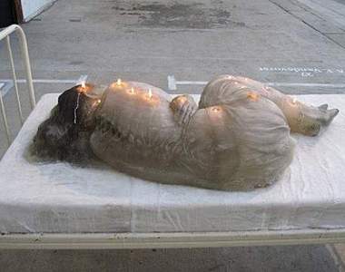 女人蠟燭 原來這就叫做頭殼毛在燒啊！？ 