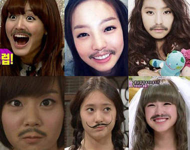 如果可愛女團體臉上有鬍鬚的話?!