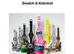 Kidrobot×Swatch by BEAMS發售活動 巨大手錶彩繪 Kidrobot×Swatch by BEAMS發售活動 巨大手錶彩繪