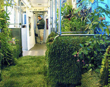 《列車上的移動花園》在列車上欣賞大自然