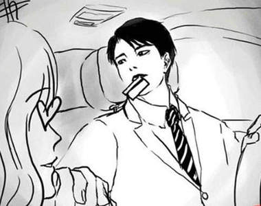 網路漫畫:女生覺得男生最帥的時候？！