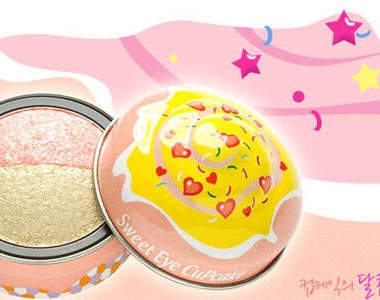 韓品牌Edute House《蛋糕烘焙雙色眼影》:超適合春妝