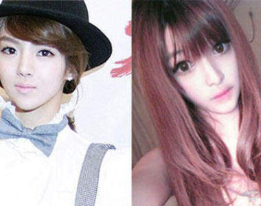 少女時代《孝淵》PK 吹氣公仔《王嘉韻》 誰好看？！