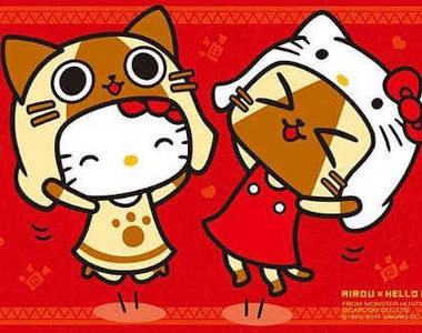 艾路貓 AIROU x HELLO KITTY 凱蒂貓　雙貓合作傷荷包呀！
