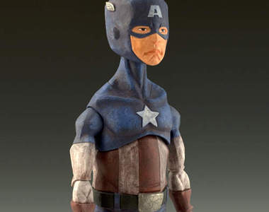 偏執的美國隊長 另類的超級英雄模型