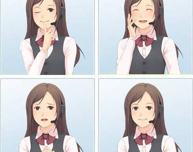 讓日本網友萌ぇ～♥的虛擬客服小姐　有問必答喔♥