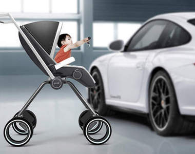 保時捷嬰兒車!Porsche Baby Stroller P`4911