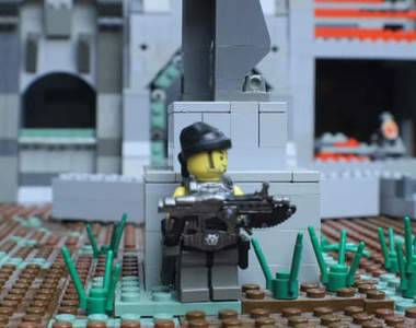 戰爭機器停格動畫版 就算三頭身照樣殺爆獸人！