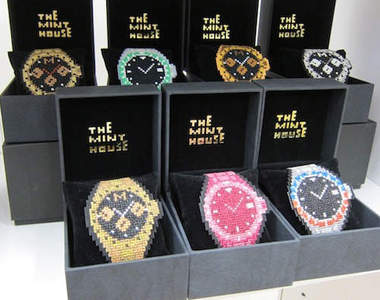 天冷了~來一隻毛線手錶保暖吧!