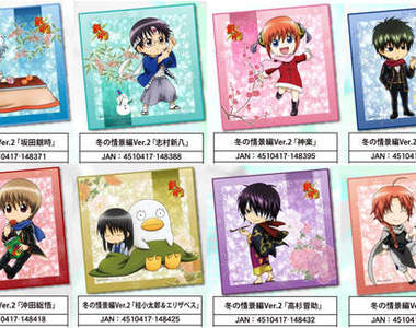 【銀魂周邊】冬日的情景迷你小毛巾~