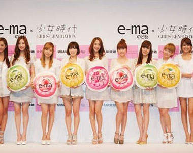 少女時代日本大人氣 變身甜美喉糖代言人 