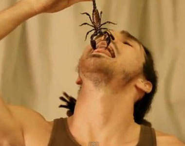 詭異食物達人：喜歡生吃蠍子男