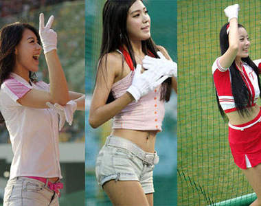 韓國三大棒球啦啦隊美女