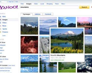 Yahoo搜尋改版  加入臉書相簿搜尋