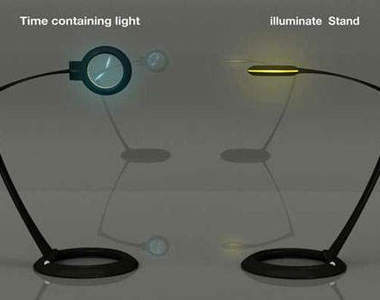 檯燈也能變時鐘  多功能創意設計