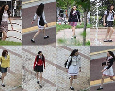 韓國制服狂女孩《金星星》一年四季只穿制服