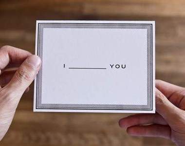 《I ___You卡片》大家要填什麼寫給誰呢?