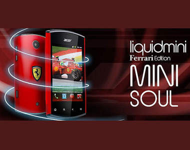 Acer liquid mini Ferrari 手機汽車結合