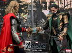 修正版索爾與洛基人偶 HOT TOYS你故意的吧www 修正版索爾與洛基人偶 HOT TOYS你故意的吧www