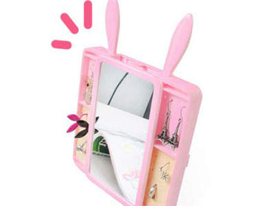 《小兔飾品收納鏡》常遺失飾品的女生請進♥