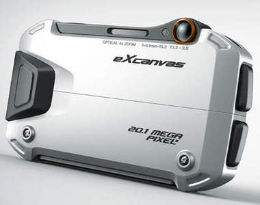 內藏三腳架的數位相機《eXcanvas》