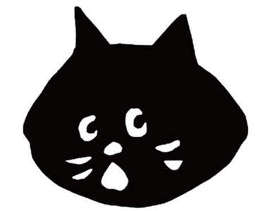 這隻驚訝表情的黑貓貓是哪位阿...？？？