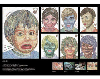 《世界上最貴的人像》使用$$做出來的人像☆0☆