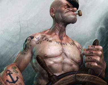 大力水手卜派 3D寫實版