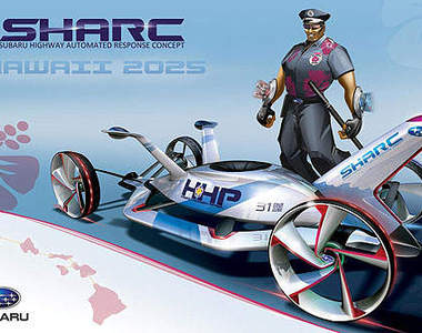 《速霸陸SHARC》如果2025年的警車真的長這樣...