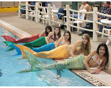 《人魚泳裝》穿上就能立刻變身美人魚♥