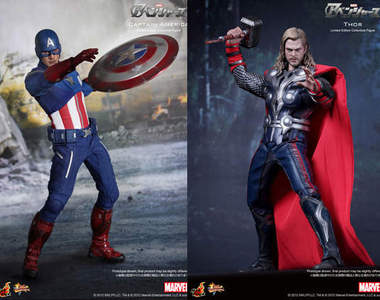 《復仇者聯盟》爆帥模型 美國隊長與雷神索爾再度聯手