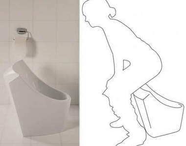 《女生專用小便斗》這樣人家腳會痠啦~(≡ω≡)