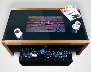 超懷舊《街機遊戲桌》讓你一玩手就停不下來吶~(連打)