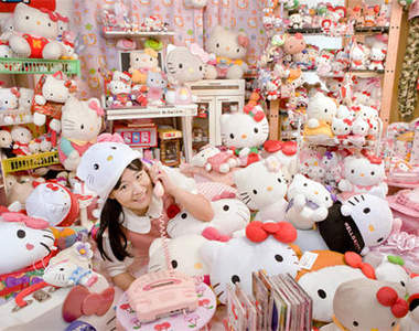 骨灰級 Hello Kitty 凱蒂貓收藏家～可是經過世界紀錄認證的唷●_●