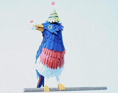 大家有看過這麼逼真的紙鳥嗎？