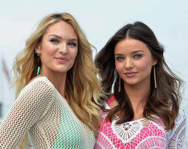 《維多利亞的秘密》米蘭達、坎蒂絲 甜死人泳裝宣傳