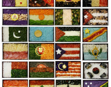 《奧運參賽國旗便當》你最想吃的是...那一國呢！？