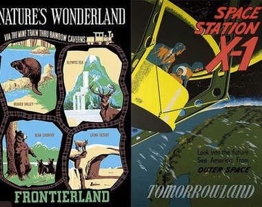 《迪士尼樂園復古海報》不說～你認得出這是迪士尼樂園嗎！？