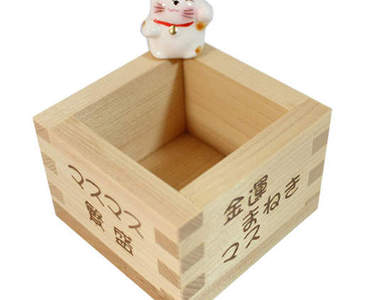 《招財貓清酒杯》邊乾杯邊招財呦～★