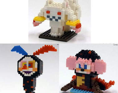 《魔法少女小圓nanoblock微型積木》快點組一個 QB ，然後毀掉他吧～～