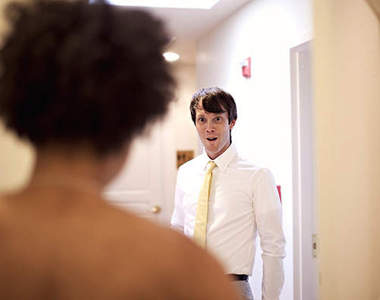 最浪漫的一刻 當新郎婚禮上首次看到新娘時