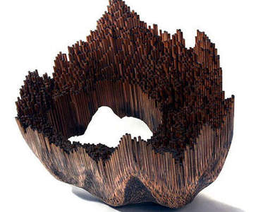 《鉛筆雕刻》~這是要幾隻鉛筆才能完成啊？