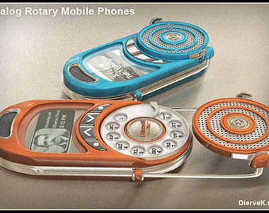 超讓人懷舊的「撥號轉盤式」手機《Analog Rotary Mobile》復古登場!