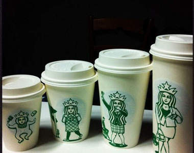 韓國Starbucks手繪達人~~我也要一杯老闆女王咖啡杯 